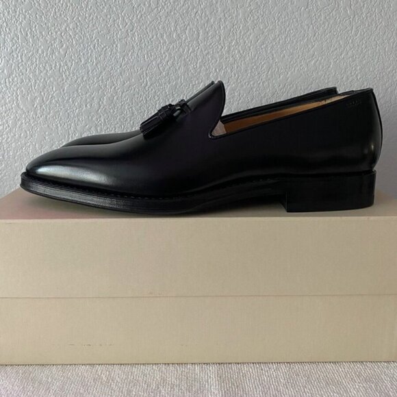 Bally Scribe Sabel Black Dress Loafer Tassel Size 10 main image 7